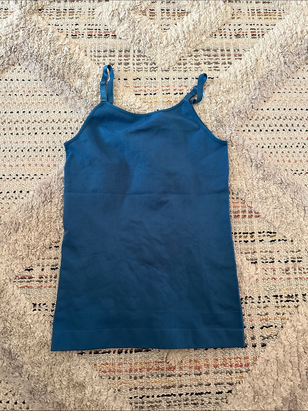 Shapermint Teal Blue Stretch Camisole